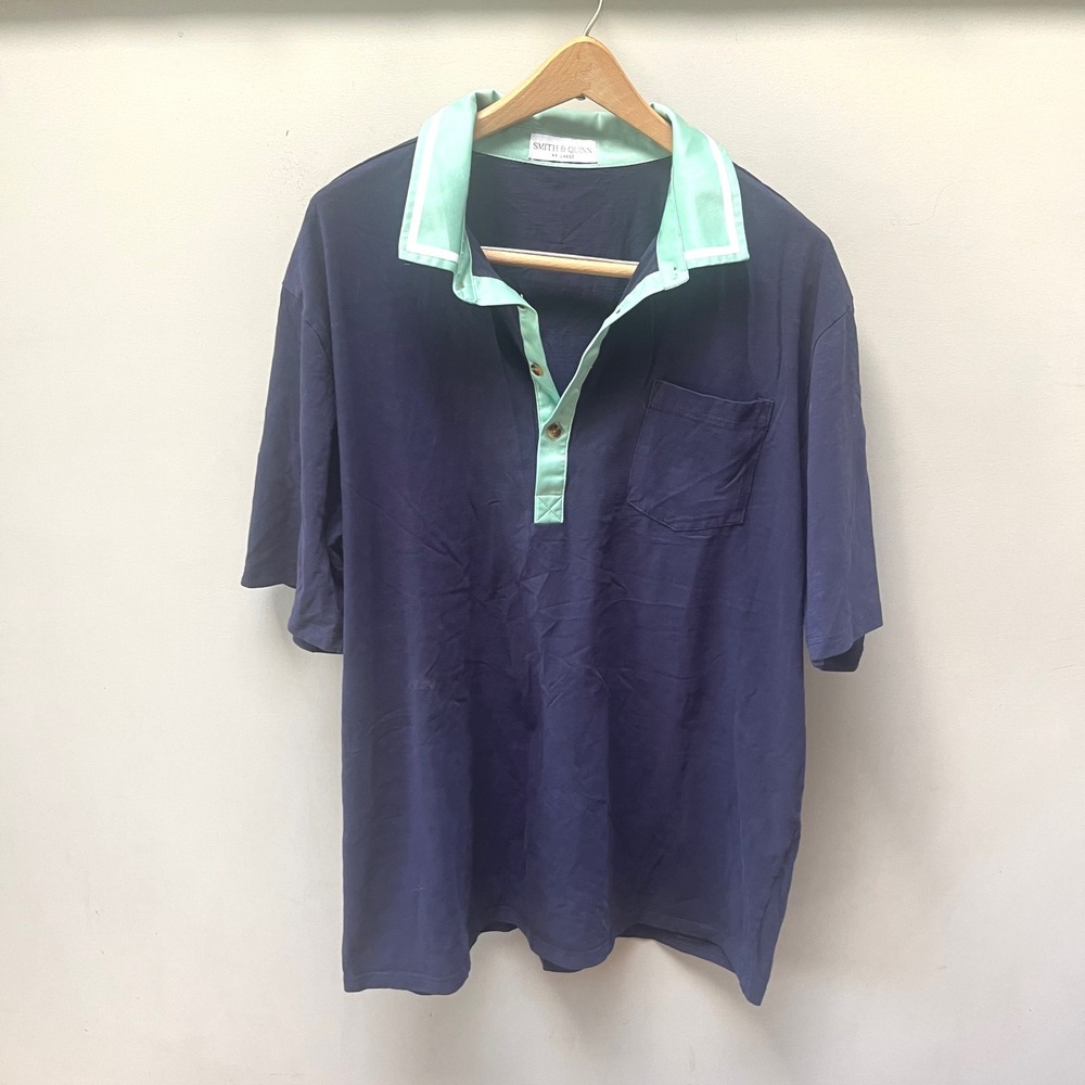 Smith & Quinn Polo Shirt Cotton Blend Short Sleeve Casual Top XX-Large‎